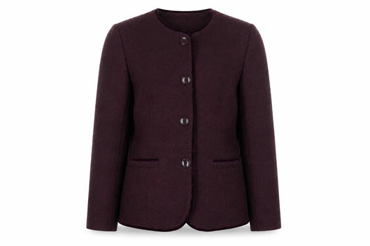 Womens UK Size 10 Eastex Purple Basic Jacket