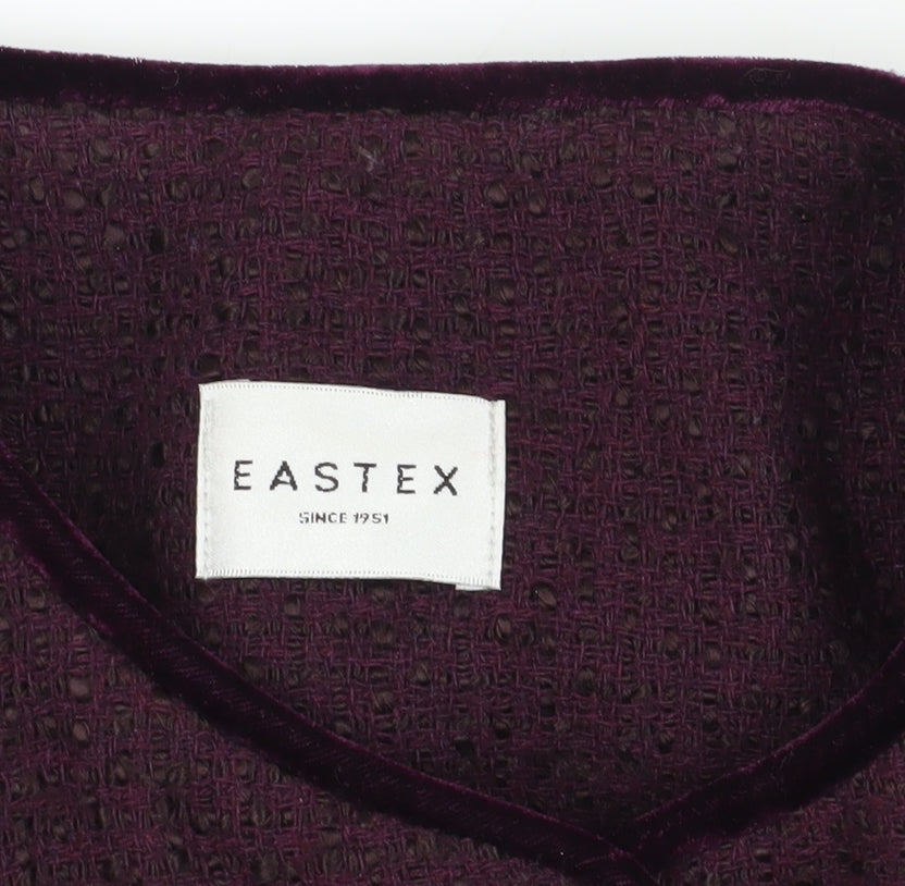 Womens UK Size 10 Eastex Purple Basic Jacket