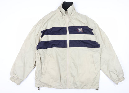 Mens UK Size L M3M Gear Beige Windbreaker Coat