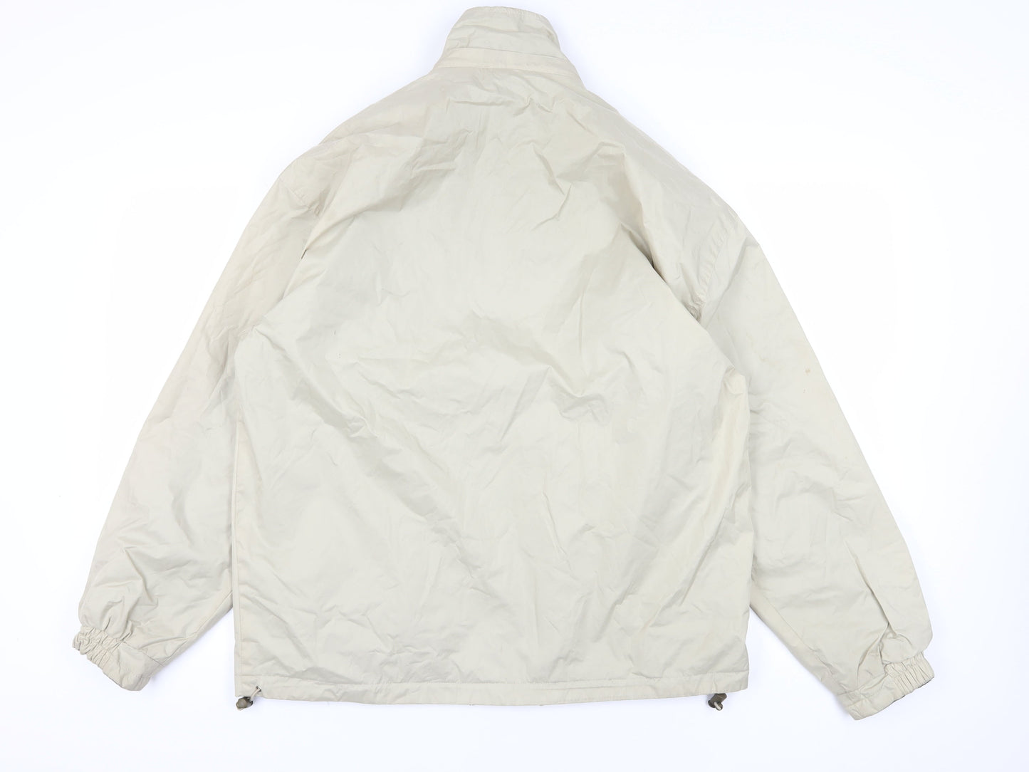 Mens UK Size L M3M Gear Beige Windbreaker Coat