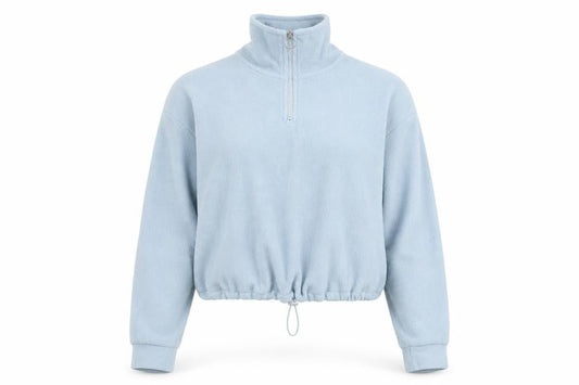 Womens UK Size S Brave Soul Blue Pullover Sweatshirt
