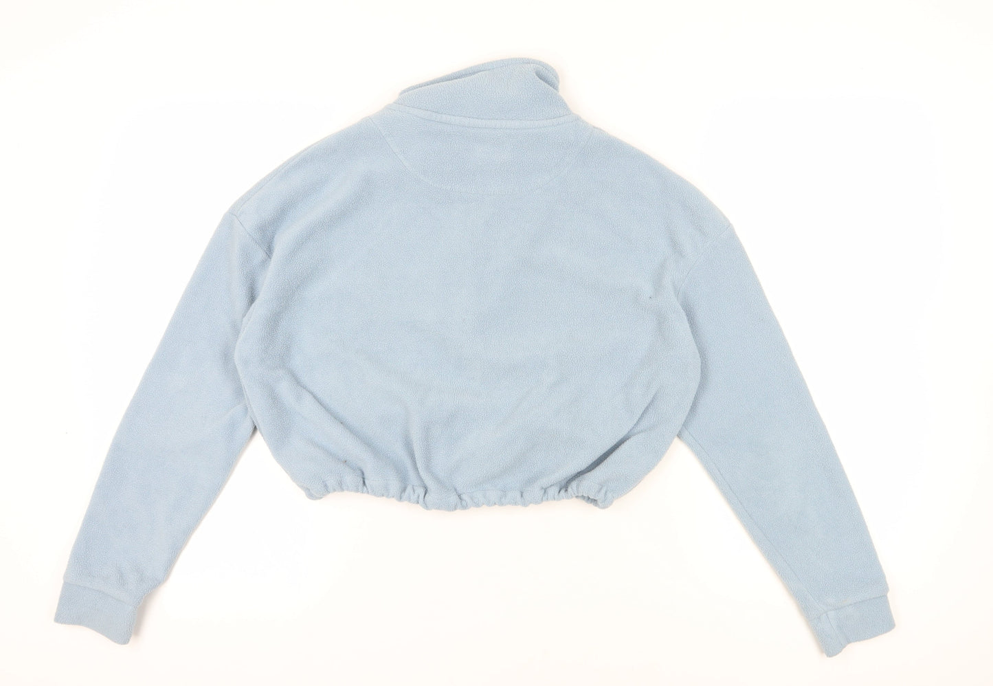 Brave Soul Light Blue Fleece 1/4 Zip Women's Jumper S