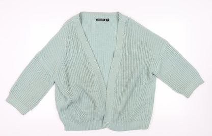 Womens UK Size L Brave Soul Green Cardigan Jumper