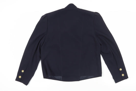 Basler Navy Double-Breasted Suit Jacket Size 10