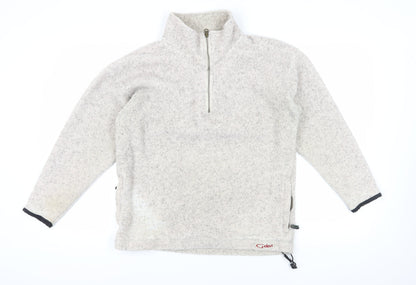 Unisex Adults UK Size M Gelert Grey 1/4 Zip Sweatshirt