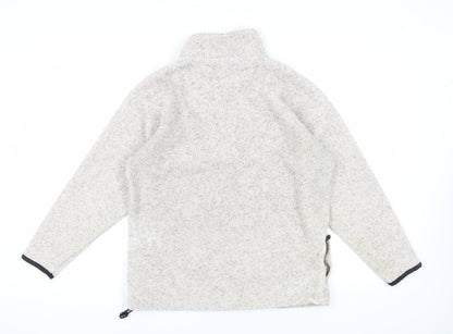 Unisex Adults UK Size M Gelert Grey 1/4 Zip Sweatshirt