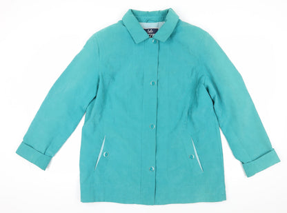 Womens UK Size 16 EWM Green Basic Jacket