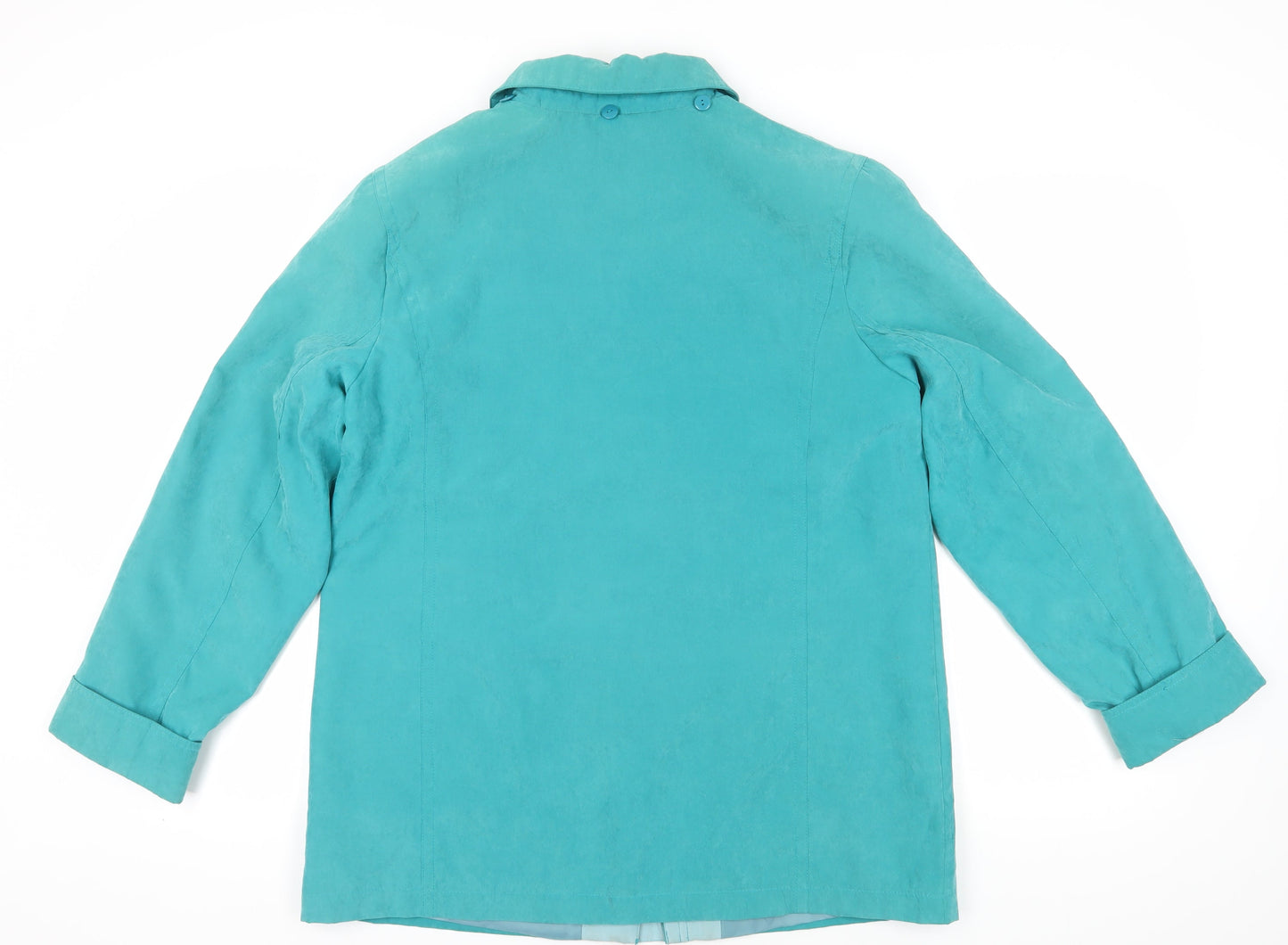 Womens UK Size 16 EWM Green Basic Jacket