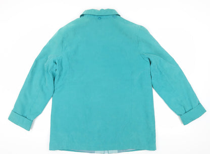 Womens UK Size 16 EWM Green Basic Jacket