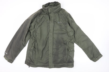 Mens UK Size L Regatta Green Anorak Coat