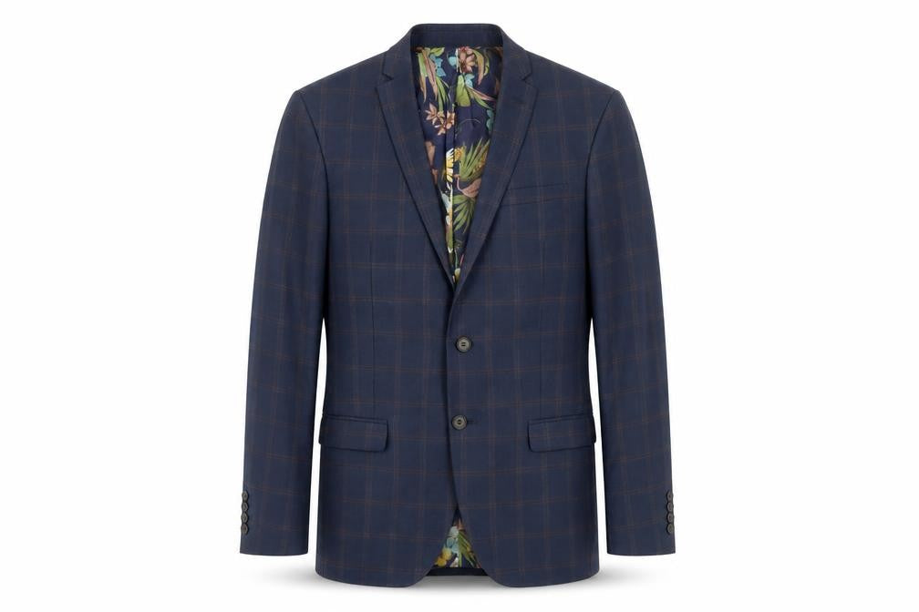 Mens UK Size 38 Alexandre of England Regular Blue Suit Jacket