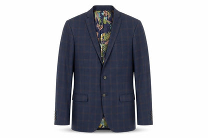Mens UK Size 38 Alexandre of England Regular Blue Suit Jacket