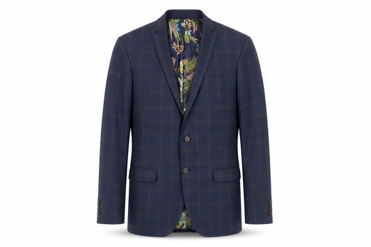 Mens UK Size 38 Alexandre of England Regular Blue Suit Jacket