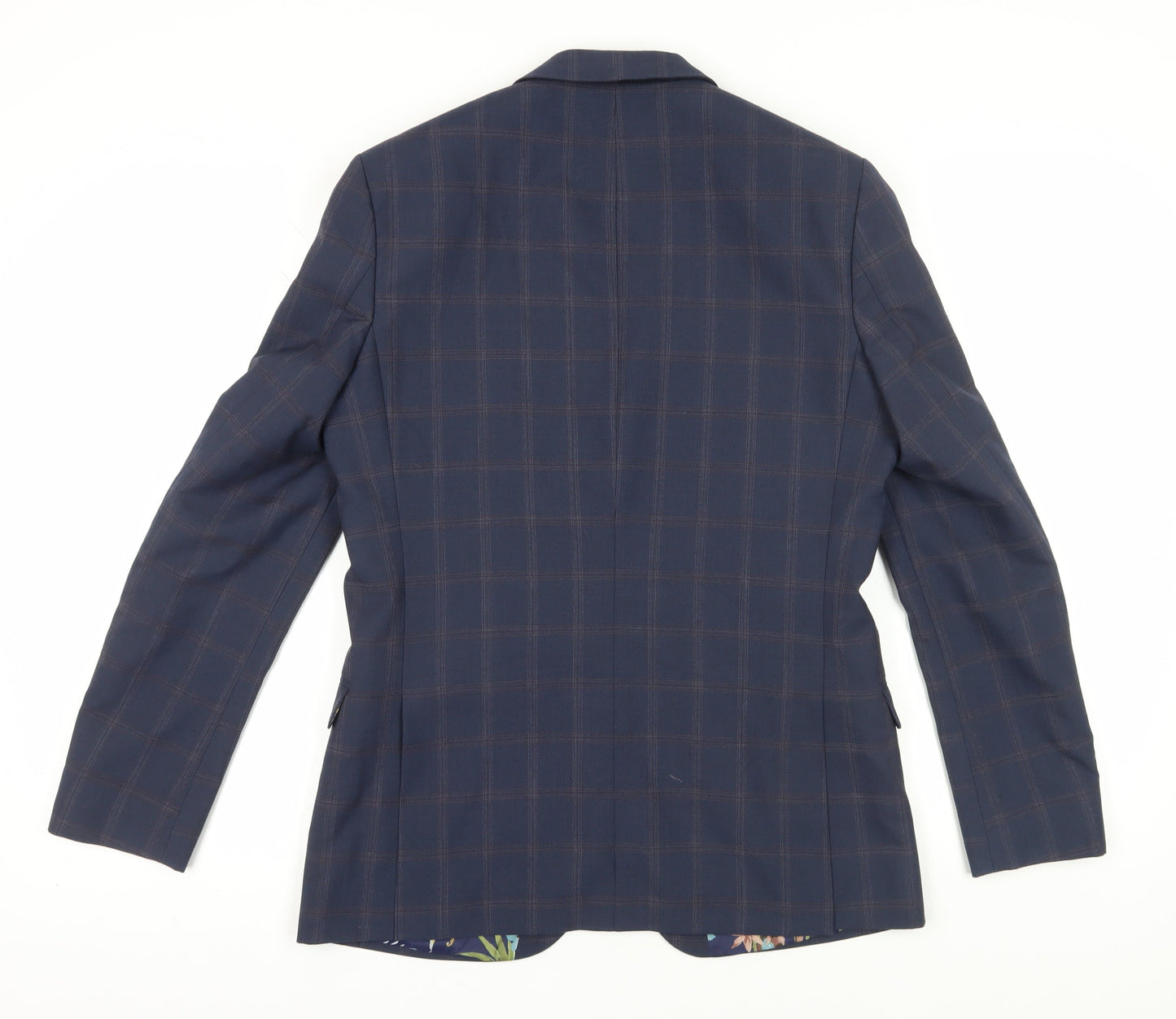 Alexandre of England Blue Check Blazer 38 Regular