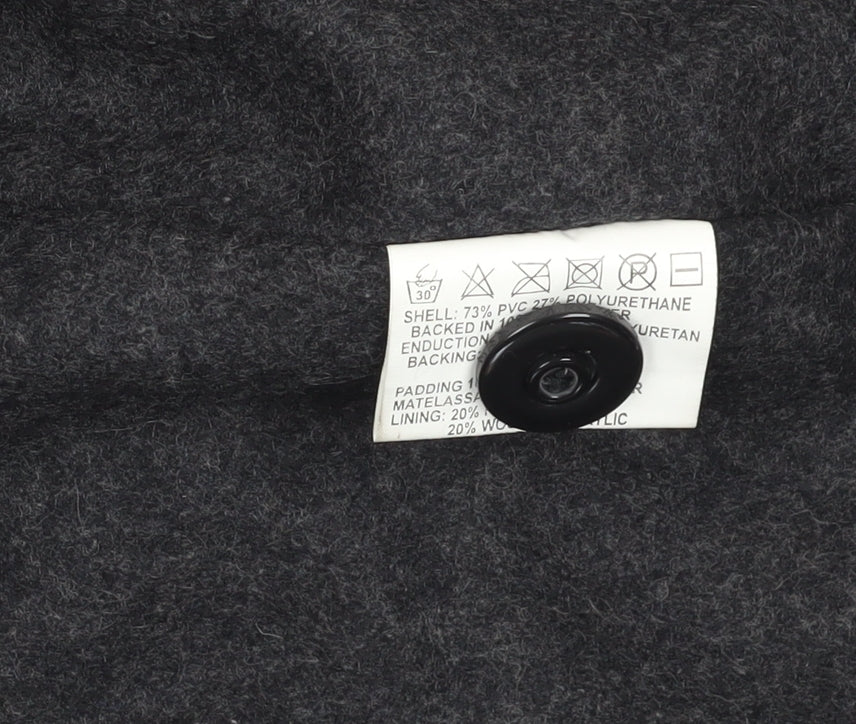 Mens UK Size M Paul Berman Black Overcoat