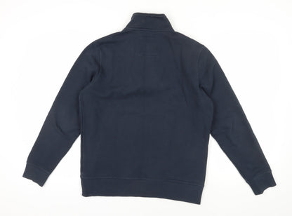 Mens UK Size M Crew Clothing Blue Pullover Sweatshirt
