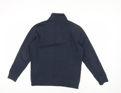 Mens UK Size M Crew Clothing Blue Pullover Sweatshirt