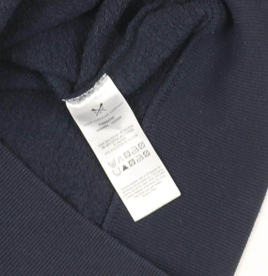 Mens UK Size M Crew Clothing Blue Pullover Sweatshirt