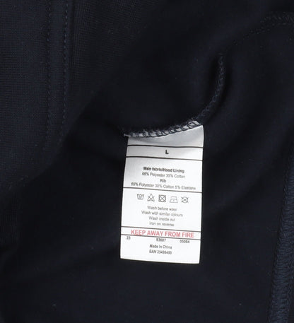 Unisex Adults UK Size L England Black Pullover Hoodie