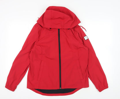 Blueplace Red XL Women's Hooded Casual Jacket