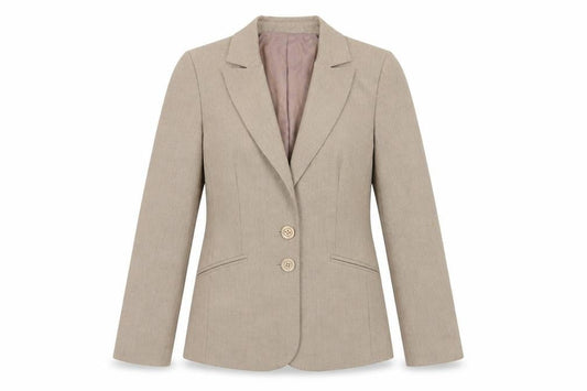 Womens UK Size 10 Oasis Regular Beige Suit Jacket