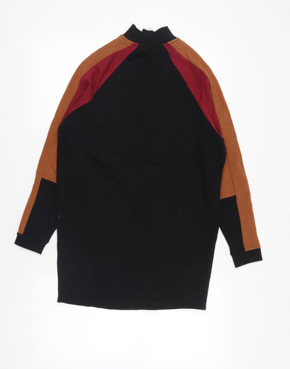 BDG Multicoloured Long Sleeve Knit Jumper Dress XS