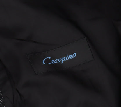 Crespino Black Herringbone Blazer Men's Size 44R
