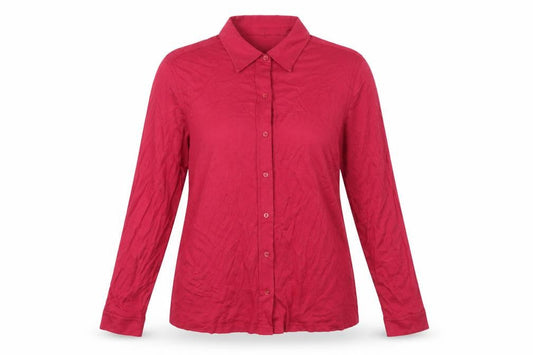 Womens UK Size 18 EAST Pink Basic Button-Up