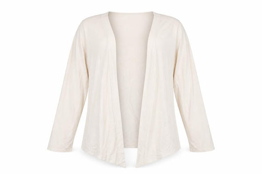 Womens UK Size 14 Saloos Beige Cardigan Jumper