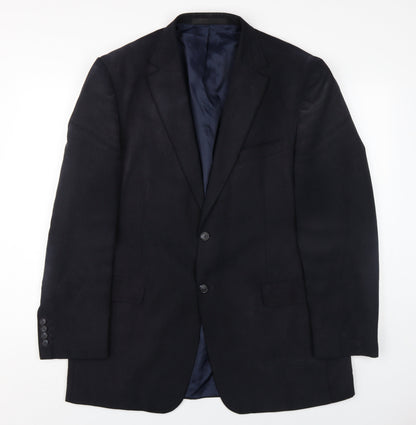 Mens UK Size 42 Marks and Spencer Regular Blue Suit Jacket