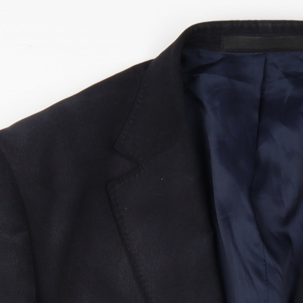 Mens UK Size 42 Marks and Spencer Regular Blue Suit Jacket