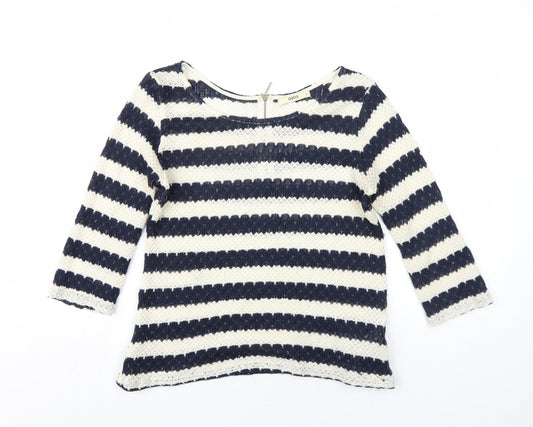 Womens UK Size M Oasis Blue Pullover Jumper