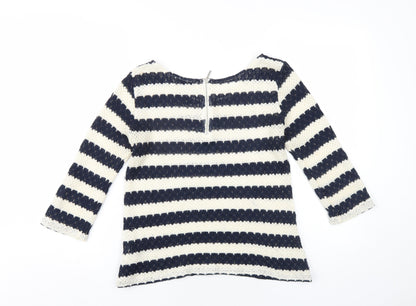 Womens UK Size M Oasis Blue Pullover Jumper
