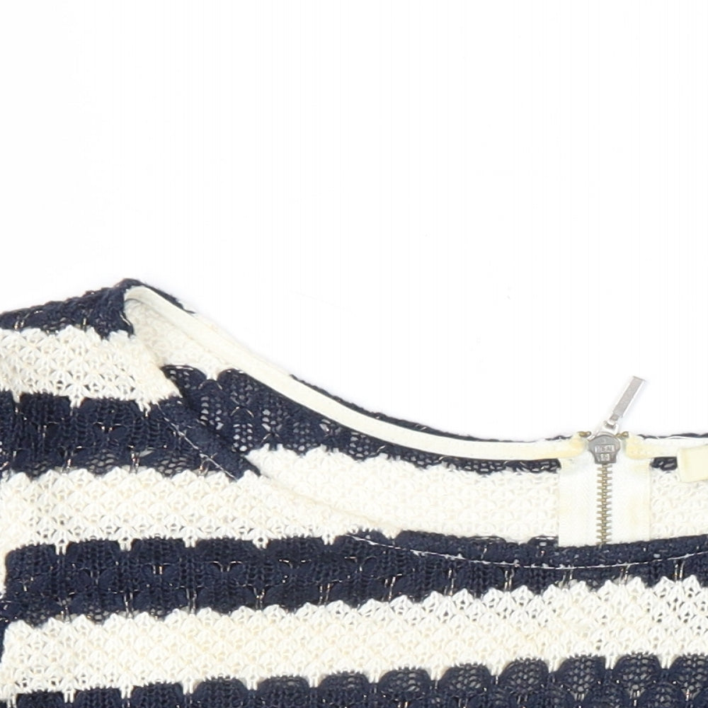 Womens UK Size M Oasis Blue Pullover Jumper