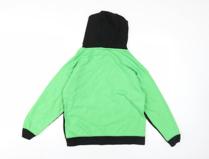 Xbox Boys Green Cotton Pullover Hoodie Size 10-11 Years Pullover