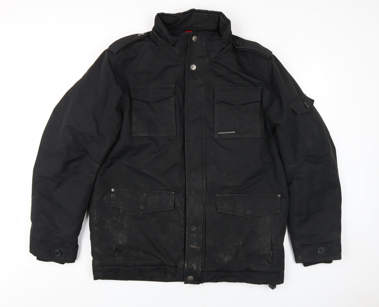 Mens UK Size L VOLCANO Black Jacket