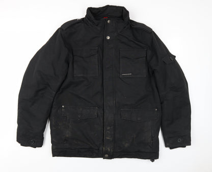 Mens UK Size L VOLCANO Black Jacket