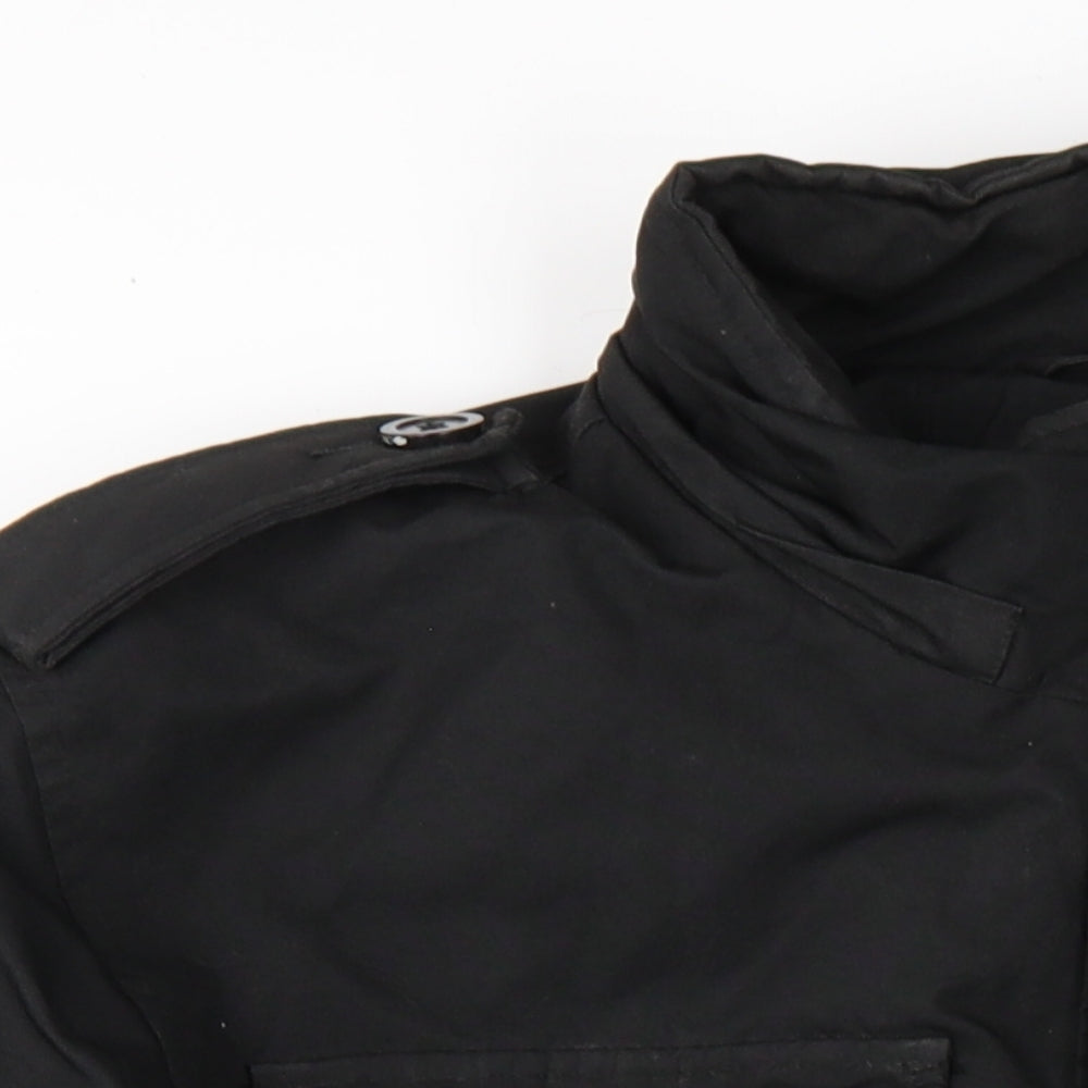 Mens UK Size L VOLCANO Black Jacket