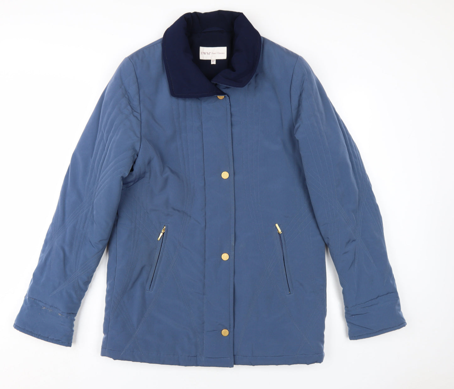 Womens UK Size 10 EWM Blue Jacket