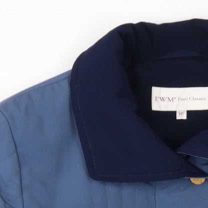 Womens UK Size 10 EWM Blue Jacket