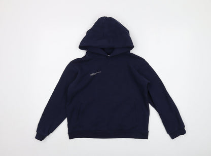 Pangaia Boys Black Cotton Pullover Hoodie Size 9-10 Years Pullover