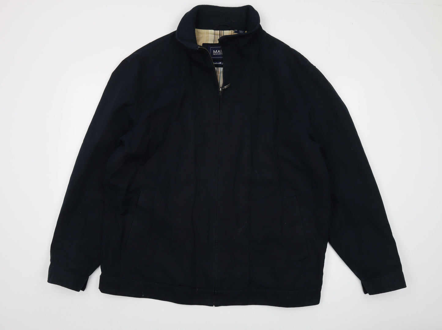 Mens UK Size 2XL Maine Blue Bomber Jacket