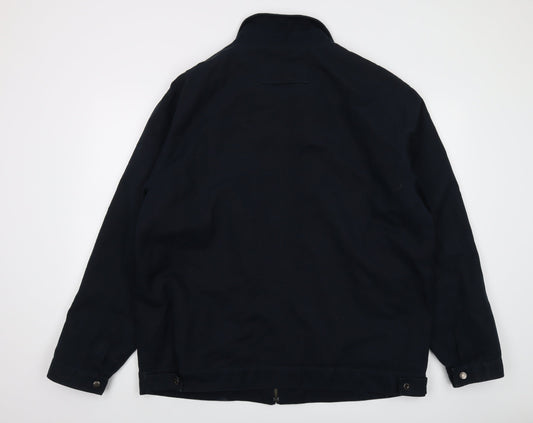Mens UK Size 2XL Maine Blue Bomber Jacket