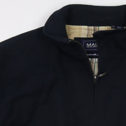 Mens UK Size 2XL Maine Blue Bomber Jacket