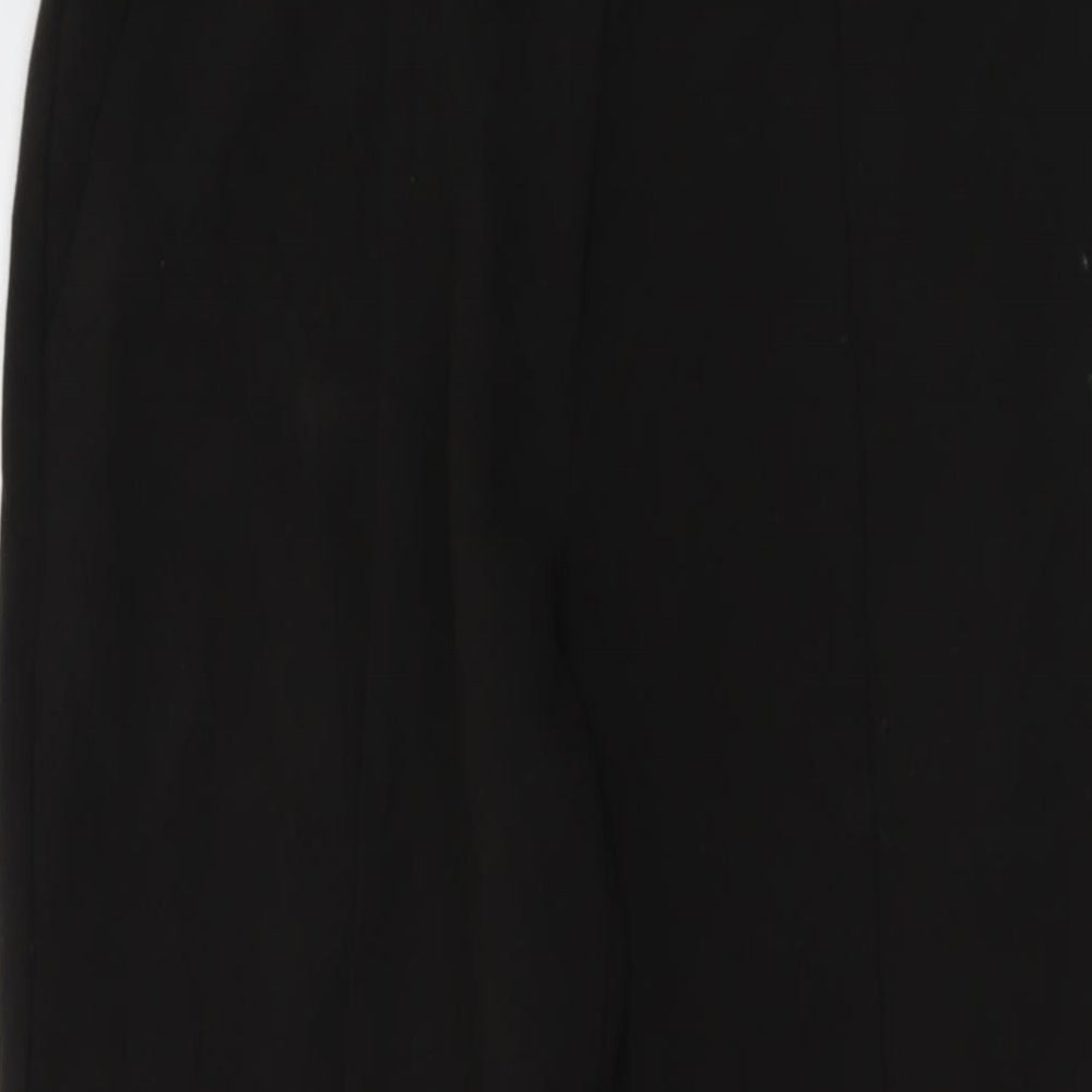Womens UK Size 8 ICHI Regular Fit  Black Trousers
