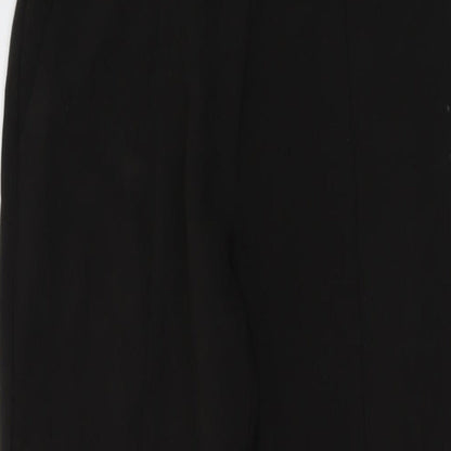 Womens UK Size 8 ICHI Regular Fit  Black Trousers
