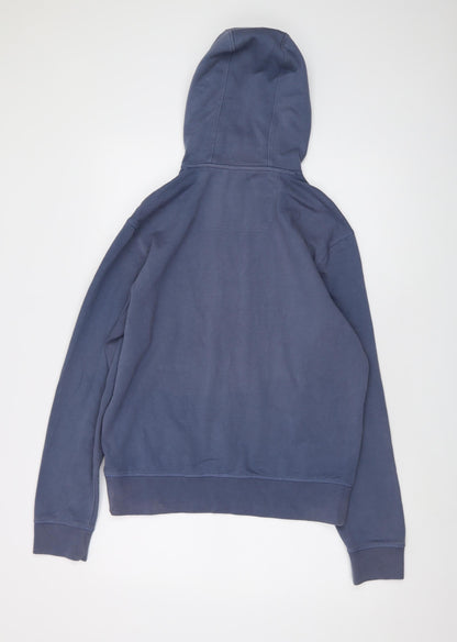 Mens UK Size S Crew Clothing Blue Pullover Hoodie