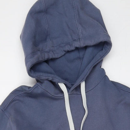 Mens UK Size S Crew Clothing Blue Pullover Hoodie