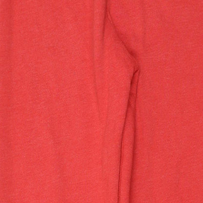 Womens UK Size 12 Jack Wills Regular Fit Sweatpants Red Trousers