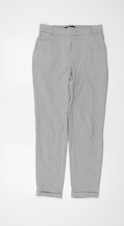 Womens UK Size XS VERO MODA Regular Fit  Grey Trousers
